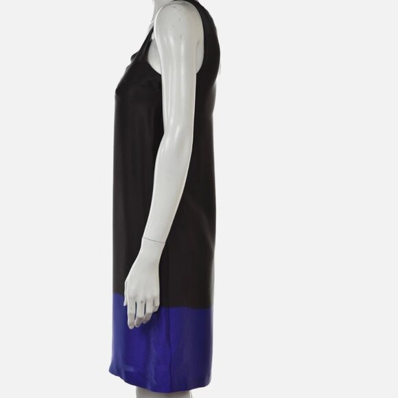 Theory Petala Sidewalk Silk Shift Dress | Size 12 | NWT 100% Silk | Designer - Picture 3 of 4